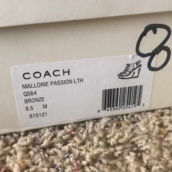 Coach Mallorie Passion Leather 8.5 - Picture 5 of 5